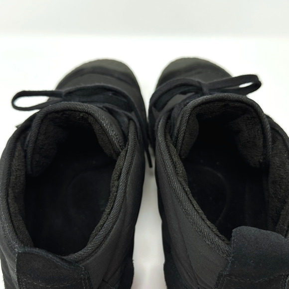 Keen Mens Howser Lace Up Quilted Chukka Boots US 10 Black Outdoor Slippers Soft